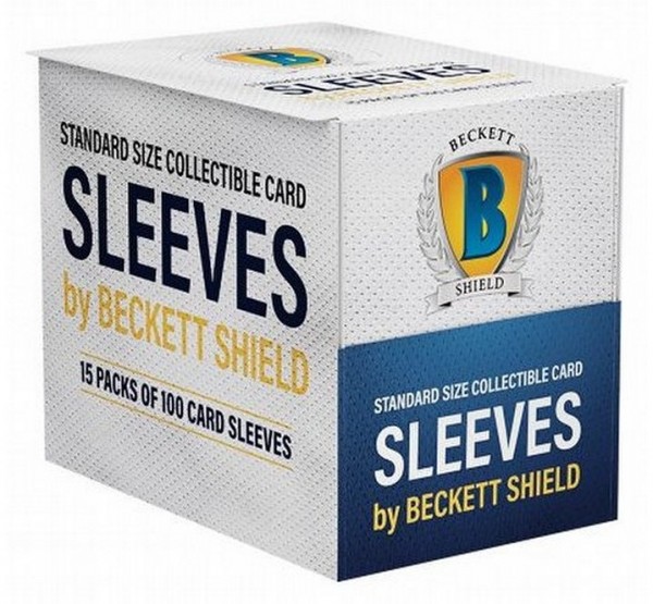 Beckett Shield Sleeves (100 ct.) Display (15Packs)