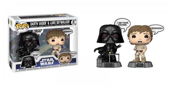 POP - Star Wars - Darth Vader/Luke Skywalker 2Pack