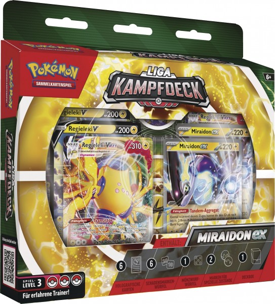 Pokémon Cards Liga Kampf Deck November 2023 DE 6ct