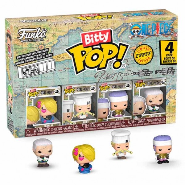 Bitty POP - One Piece - Sanji 4er-Pack