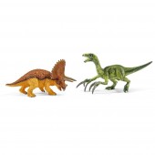 SCHLEICH - Dinosaurs, Triceratops & Therizinosurus SCHLEICH - Dinosaurs, Triceratops & Therizinosurus