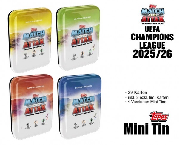 2025-26 Match Attax UEFA Champions League Mini Tin