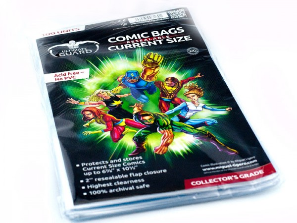 UG Resealable Comic Bags Current Size 100 ct.