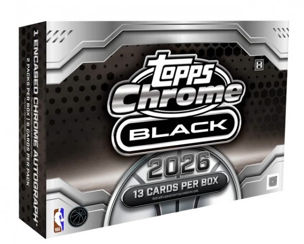 2025-26 NBA Topps Chrome Black Basketball (Hobby)