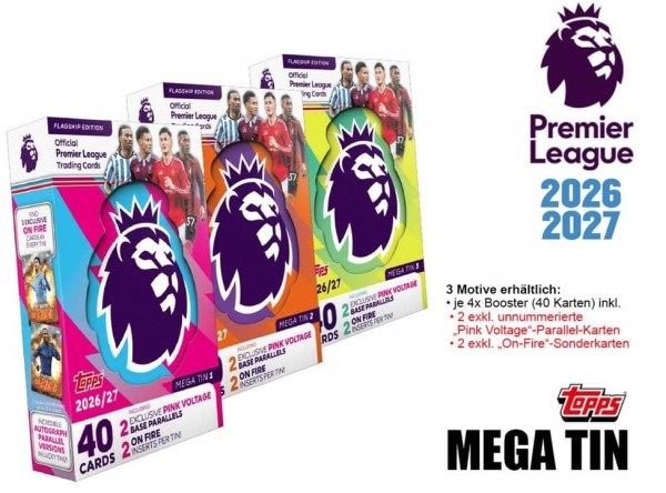 2026-27 Topps Premier League Mega Tin EN