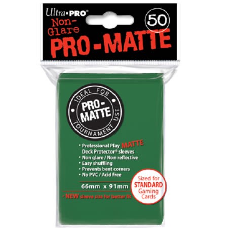 UP Pro-Matte Sleeves green (50 ct.)