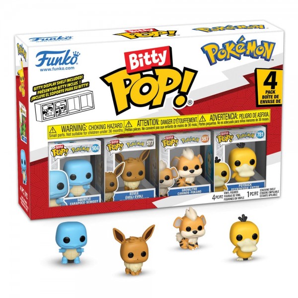 Bitty POP - Pokémon - Series 4 4er-Pack