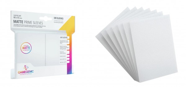 Gamegenic Matte Prime Sleeves White (100 ct.)