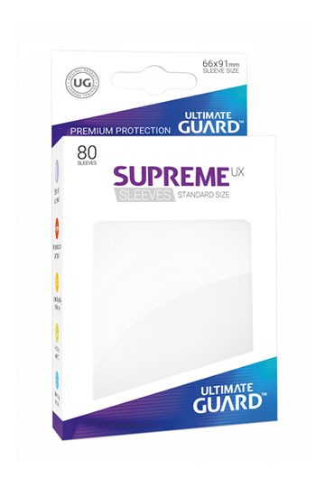 UG Supreme UX Sleeves Standard White 80 ct.
