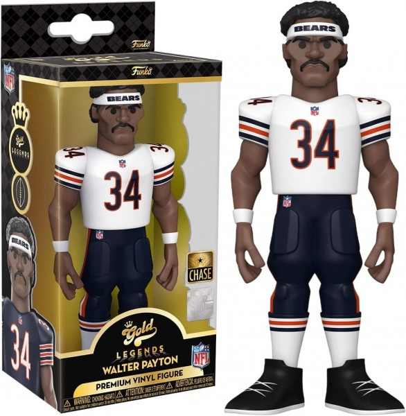 NFL - Walter Payton Gold Vinyl Fig. (2 ct.) 13 cm