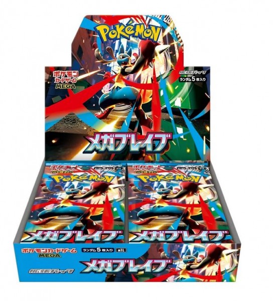 Pokémon Cards Mega Brave M1L Booster KOREAN 30ct