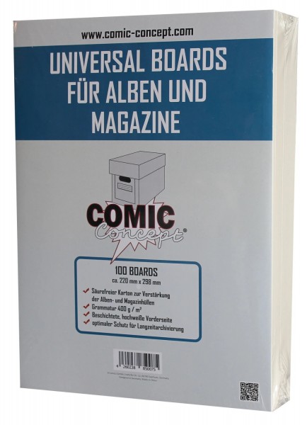 Comic Concept Comic Boards Magazine Size (100 ct.)