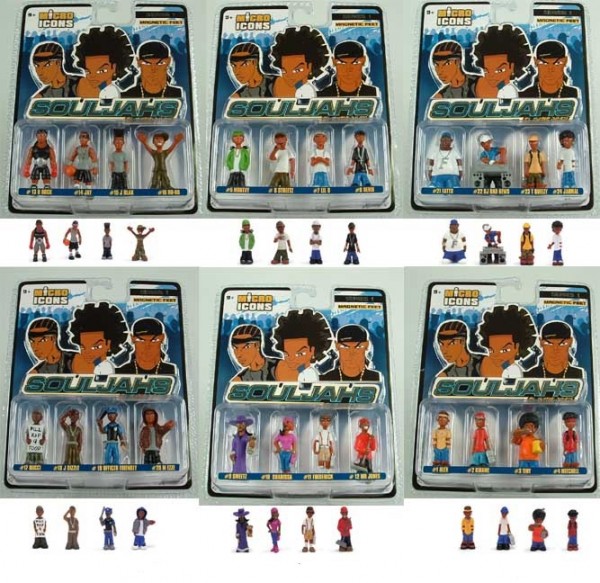 Micro Icons - SOULJAHS 4-Figuren Set (6 ct.)