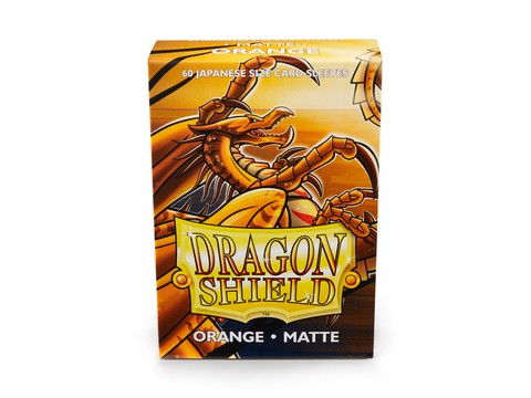 Dragon Shield Japanese Sleeves Matte Orange (60ct)