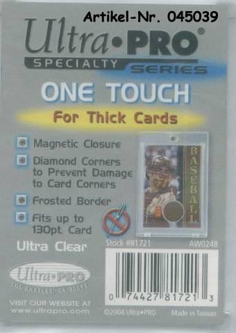 UP One-Touch Card Holder (thick cards, 130pt)