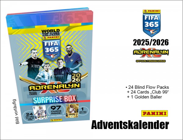 2025/26 FIFA 365 Adrenalyn XL TC Adventskalender