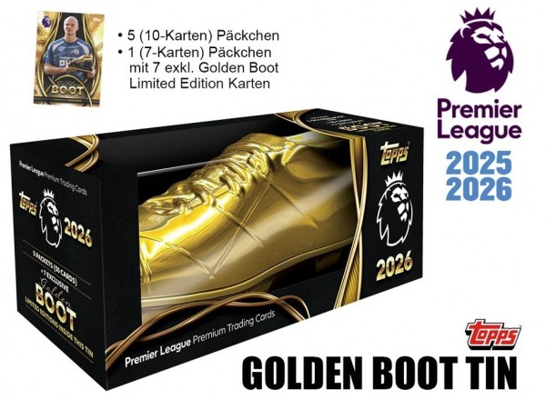 2025-26 Topps Premier League Golden Boot Tin EN