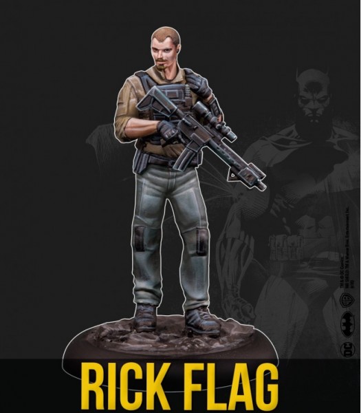 Batman Miniature Game - Rick Flag