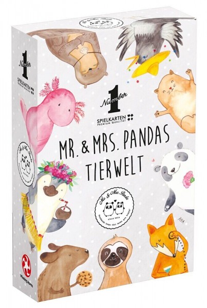 Mr. und Mrs. Panda Tierwelt Nr. 1 Spielkarten