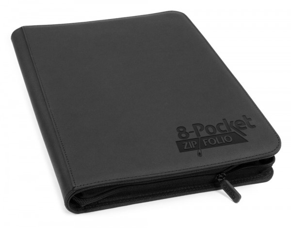 UG 8-Pocket QuadRow ZipFolio XenoSkin Black