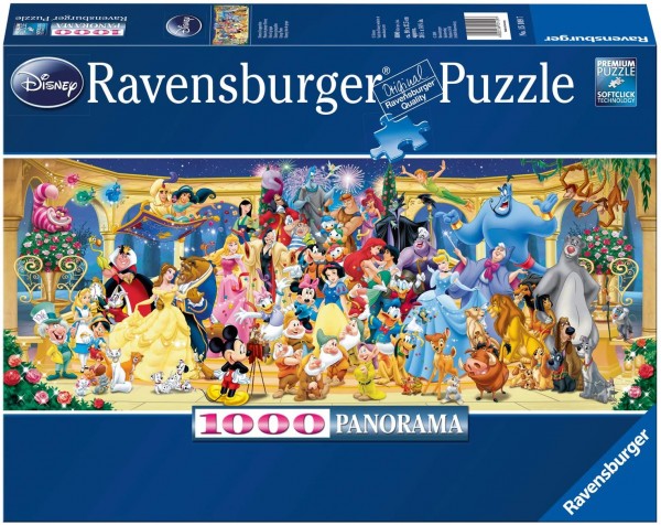 Disney - Gruppenfoto Panoramapuzzle 1000 Teile