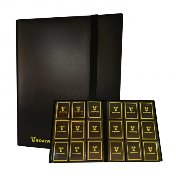 Goatward - 9 Pocket Binder Elastic Band Black