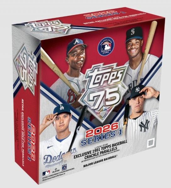 2026 Topps Chrome Baseball Series 1 Mega Box