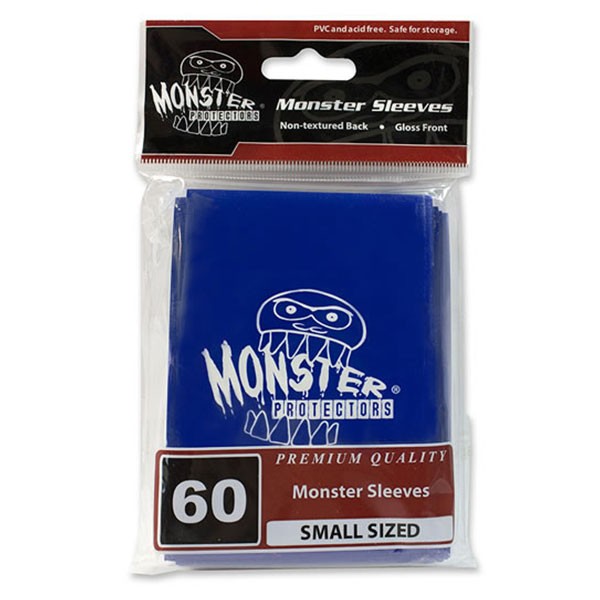 Monster Logo Sleeves Glossy Japan Blue (60 ct.)