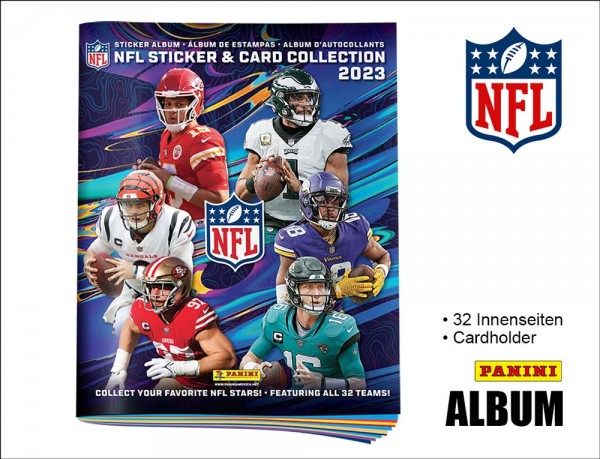 2023 NFL Sticker & Trading Card Collection Album