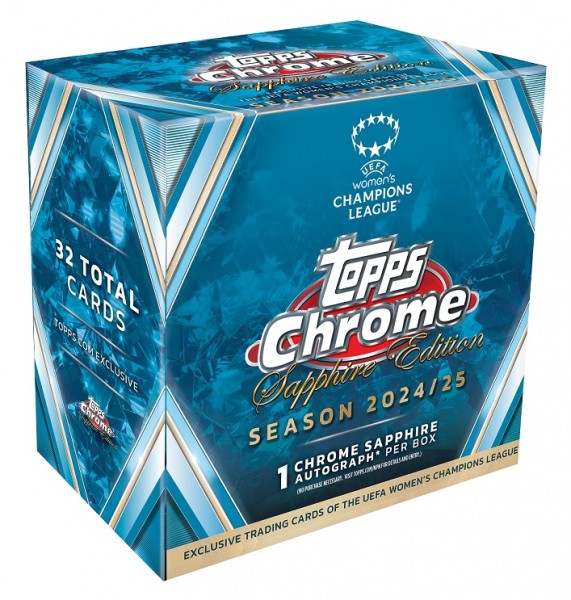 2024-25 Topps Chrome UEFA Women's Ch.L. Sapphire