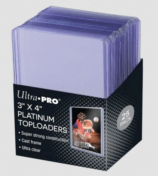 UP Topload 3 x 4" Platinum (35 pt.) (25 ct.)