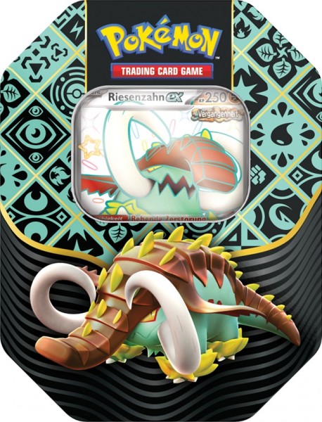 Pokémon Cards KAPU 4.5 Tin 1 - Riesenzahn-ex DE