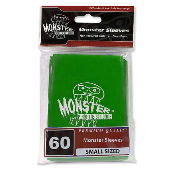 Monster Logo Sleeves Glossy Japan Green (60 ct.)