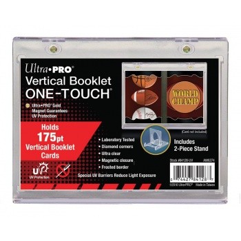 UP One-Touch Vertical Booklet Cards Holder 175 pt.
