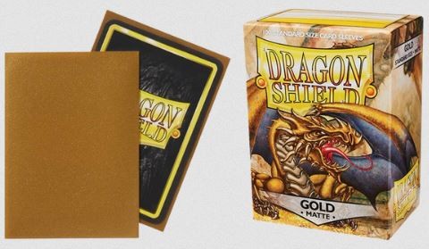 Dragon Shield Sleeves Matte Gold (100ct)