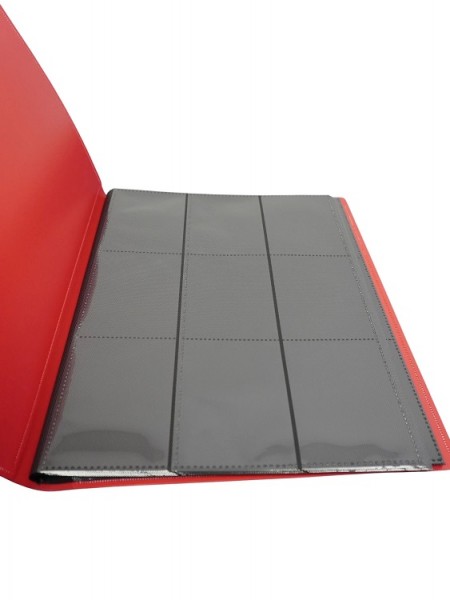 Collectors Concept 9 Pocket Binder Elastic Red