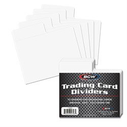 BCW Trading Card Dividers horizontal (10 ct.)