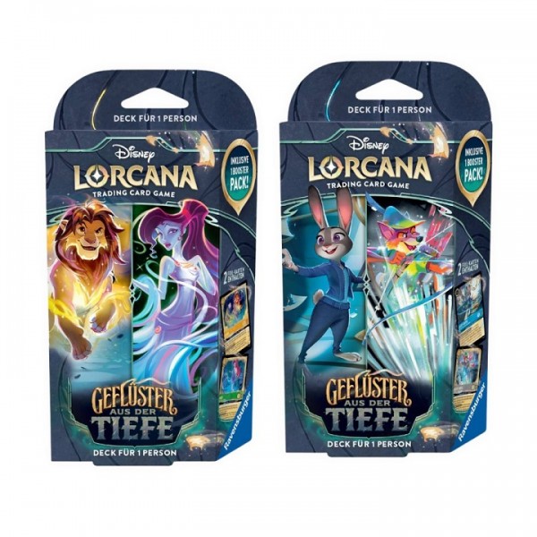 Disney Lorcana 10:Geflüster a. der Tiefe StarterDE
