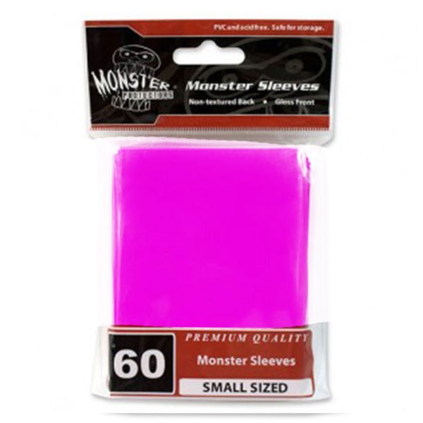 Monster Sleeves Flat Matte Japan Pink (60 ct.)