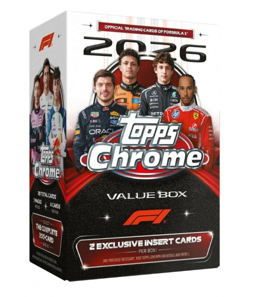 2026 Topps Chrome Formula 1/Formel 1 (Value Box)