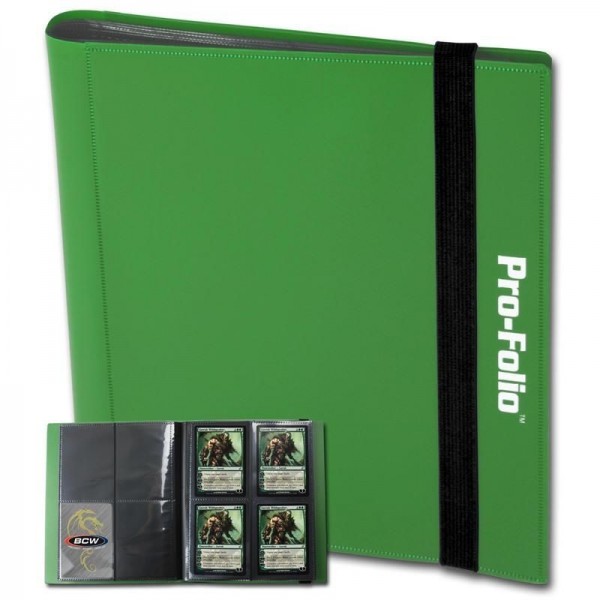 BCW Pro-Folio 4-Pocket Portfolio Green