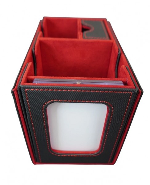 Collectors Concept Deck Box Side Window 160+ Black
