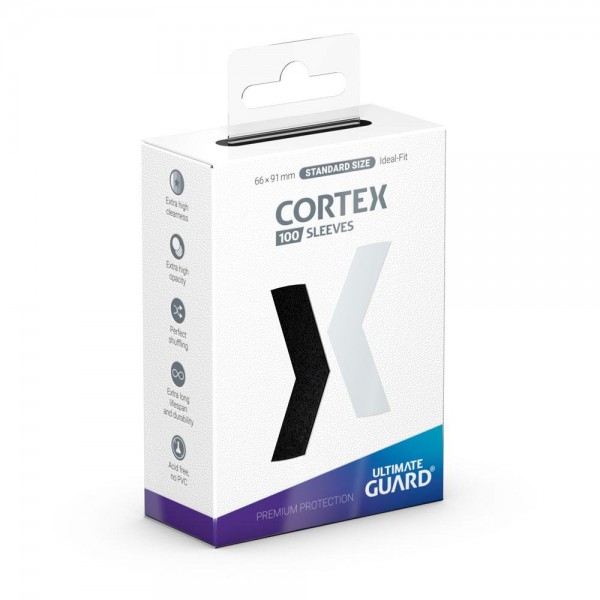 UG Cortex Sleeves Standard Schwarz 100 ct.