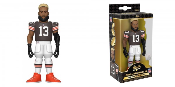 NFL - Odell Beckham JR. Gold Prem. Vinyl Fig.(2ct)