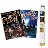 Harry Potter Wallscroll Retro Hogwarts&Diagon2Pack Harry Potter Wallscroll Retro Hogwarts&Diagon2Pack