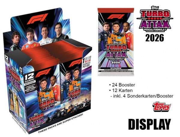 2026 Turbo Attax TC - Formel 1 (Booster) DE