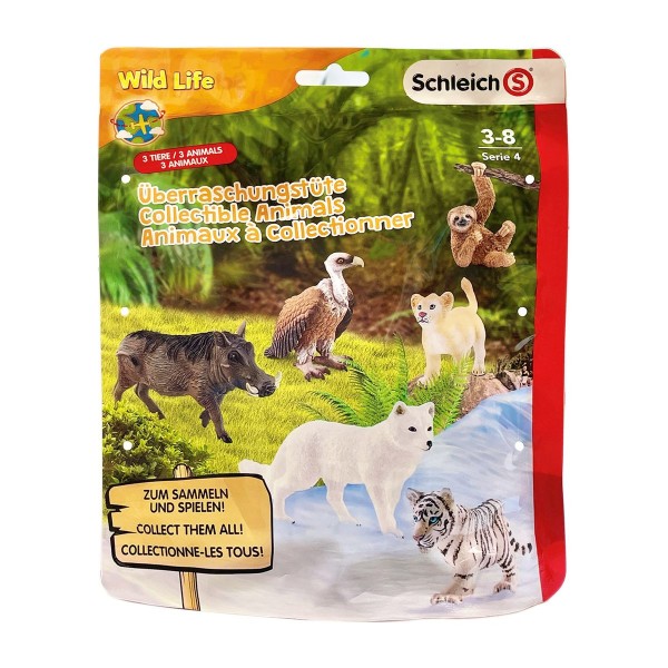 SCHLEICH - Wild Life, Überraschungstüte 2, 3 Tiere