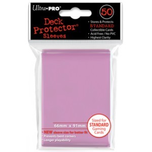 UP Deck Protector Sleeves Pink (50 ct.)