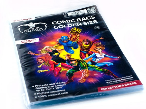 UG Comic Bags Golden Size 100 ct.