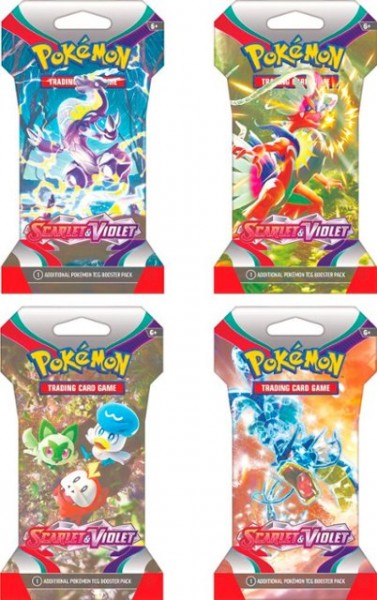 Pokémon Cards Scarlet & Violet Sleeved Booster EN